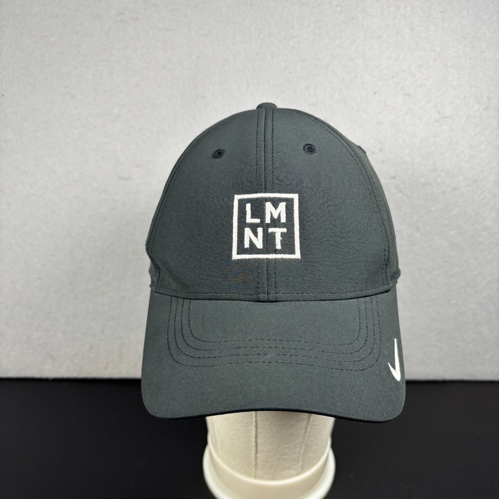 Nike Dri-Fit LMNT Stay Salty Legacy91 Black Golf Hat Cap Black Adjustable Strap